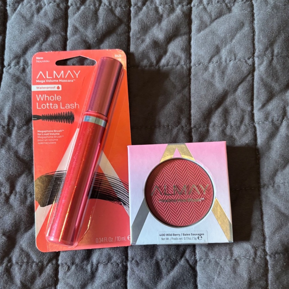 Almay Whole Lotta Lash Mascara + Eyeshadow Makeup Beauty‎ Bundle